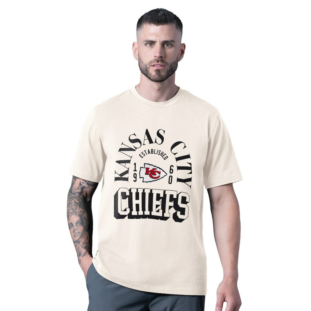 Kansas City Chiefs MSX by Michael Strahan Whiteout Vintage T-Shirt White - NFL