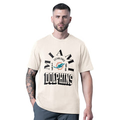 Miami Dolphins MSX by Michael Strahan Whiteout Vintage T-Shirt White - NFL