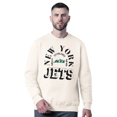 New York Jets MSX by Michael Strahan Whiteout Tri-Blend Sweatshirt White - NFL