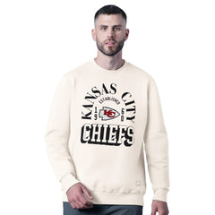 Kansas City Chiefs MSX by Michael Strahan Whiteout Tri-Blend Sweatshirt White - NFL