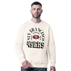 San Francisco 49ers MSX by Michael Strahan Whiteout Tri-Blend Sweatshirt White - NFL