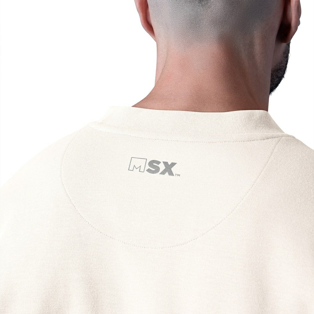Miami Dolphins MSX by Michael Strahan Whiteout Tri-Blend Sweatshirt White - NFL
