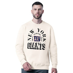 New York Giants MSX by Michael Strahan Whiteout Tri-Blend Sweatshirt White - NFL