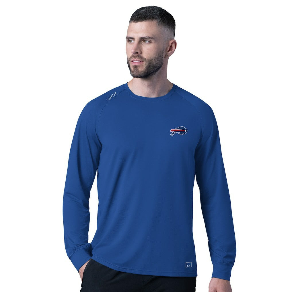 Buffalo Bills MSX by Michael Strahan Forward Long-Sleeve T-Shirt Royal - NFL