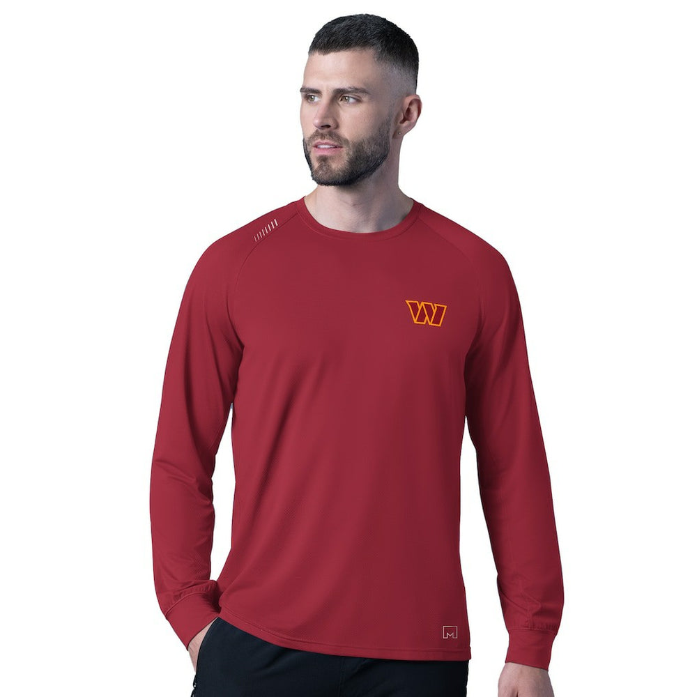Washington Commanders MSX by Michael Strahan Forward Long-Sleeve T-Shirt Burgundy - NFL