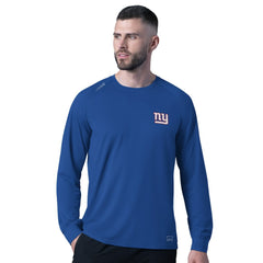 New York Giants MSX by Michael Strahan Forward Long-Sleeve T-Shirt Royal - NFL