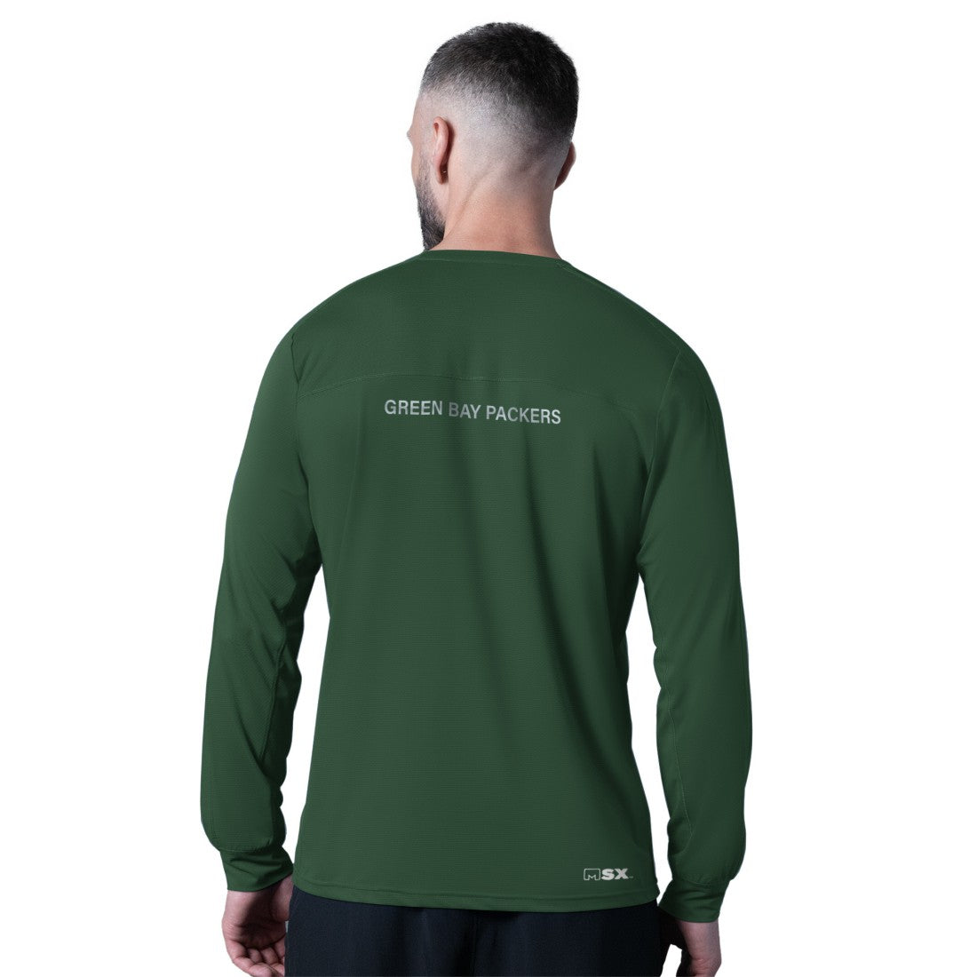 Green Bay Packers MSX by Michael Strahan Forward Long-Sleeve T-Shirt Green - NFL