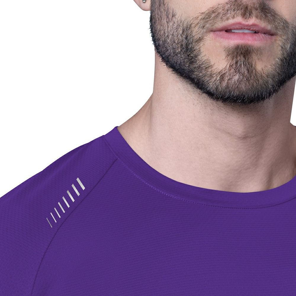 Minnesota Vikings MSX by Michael Strahan Forward Long-Sleeve T-Shirt Purple - NFL