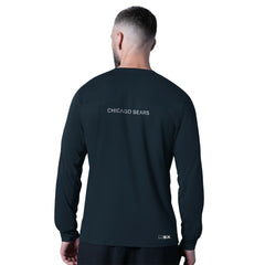 Chicago Bears MSX by Michael Strahan Forward Long-Sleeve T-Shirt Navy - NFL