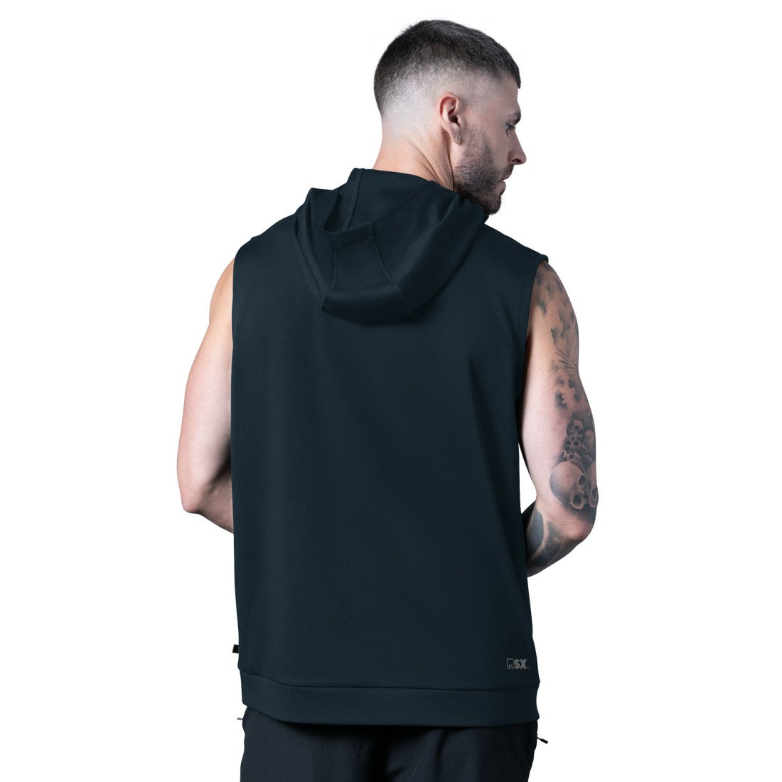 Houston Texans MSX by Michael Strahan Tri-Blend Rebound Sleeveless Hoodie Navy - NFL