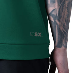New York Jets MSX by Michael Strahan Tri-Blend Rebound Sleeveless Hoodie Green - NFL