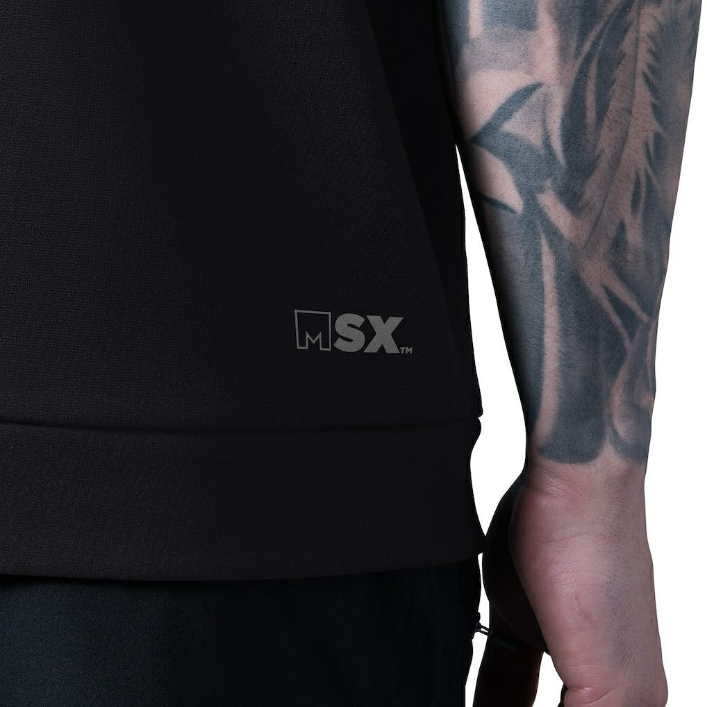 Jacksonville Jaguars MSX by Michael Strahan Tri-Blend Rebound Sleeveless Hoodie Black - NFL