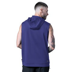 Baltimore Ravens MSX by Michael Strahan Tri-Blend Rebound Sleeveless Hoodie Purple - NFL