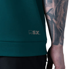 Philadelphia Eagles MSX by Michael Strahan Tri-Blend Rebound Sleeveless Hoodie Green - NFL