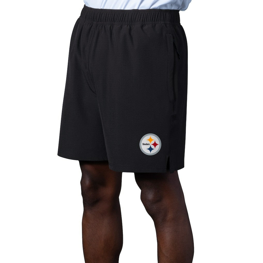 Pittsburgh Steelers MSX by Michael Strahan Tryout Performance Shorts Black - NFL