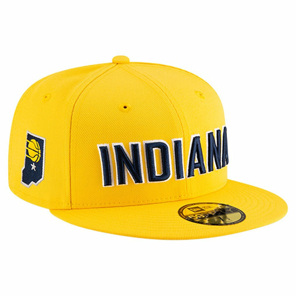 New Era - Indiana Pacers Statement Edition Jersey Hook 59Fifty Fitted Hat - Gold