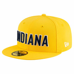 New Era - Indiana Pacers Statement Edition Jersey Hook 59Fifty Fitted Hat - Gold