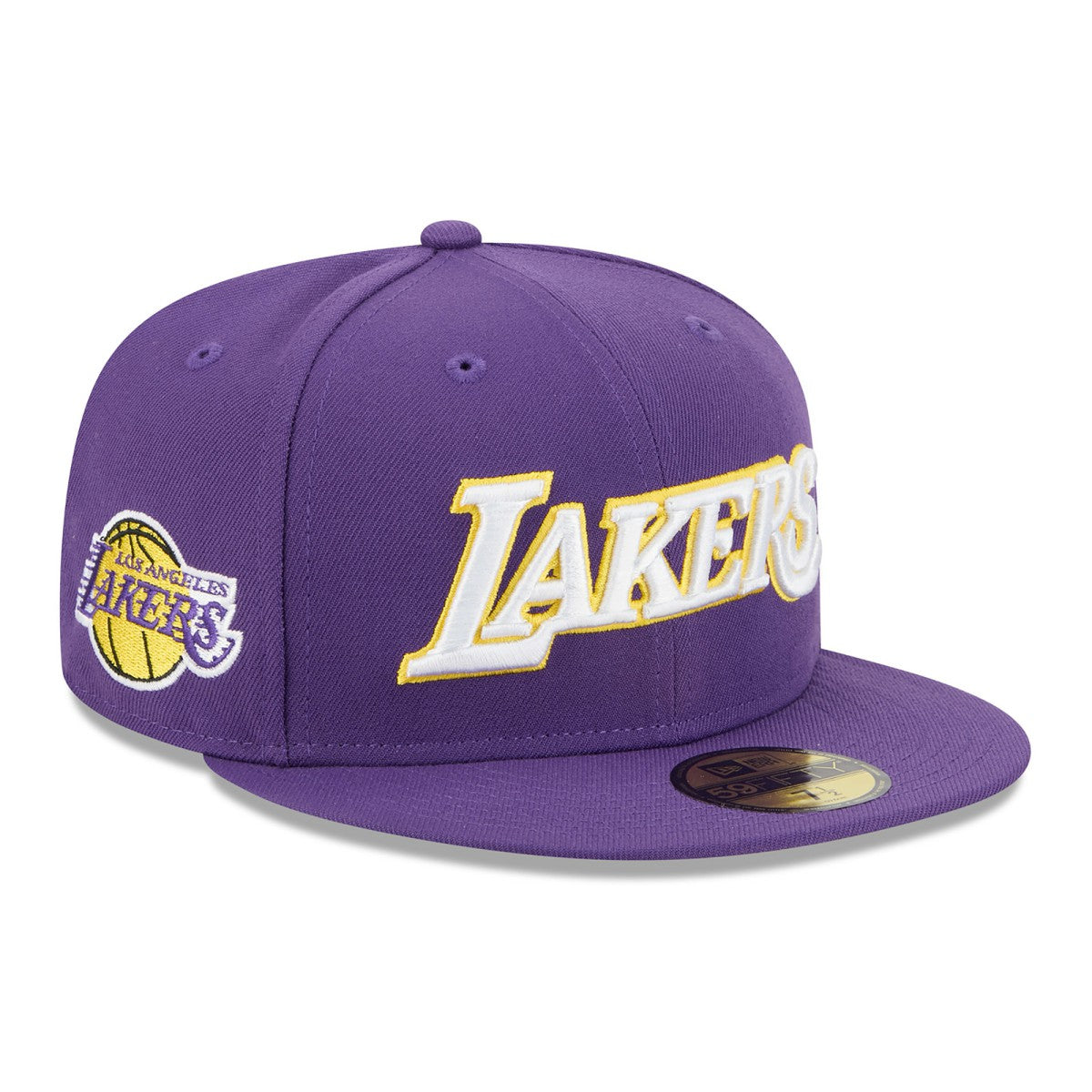 New Era - Los Angeles Lakers Jersey Hook Statement Edition 59FIFTY Fitted Hat - Purple
