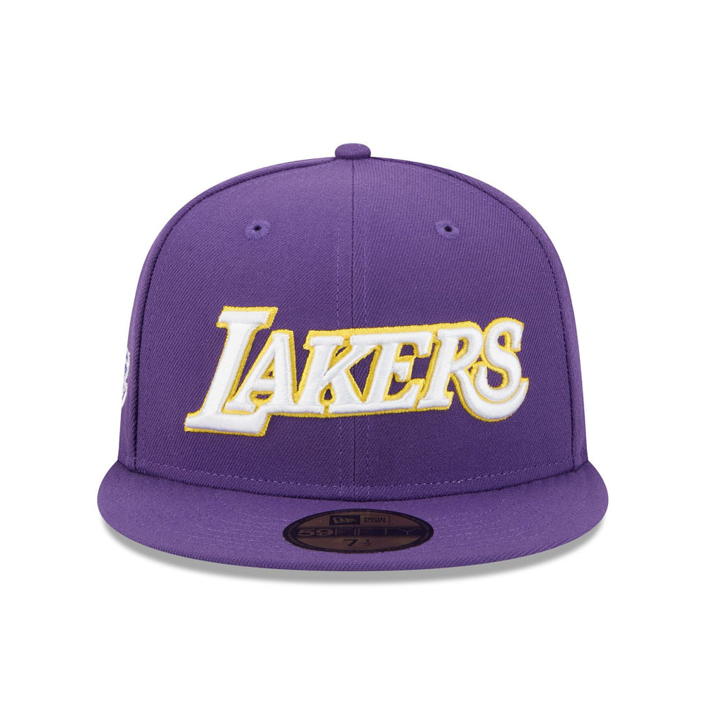 New Era - Los Angeles Lakers Jersey Hook Statement Edition 59FIFTY Fitted Hat - Purple