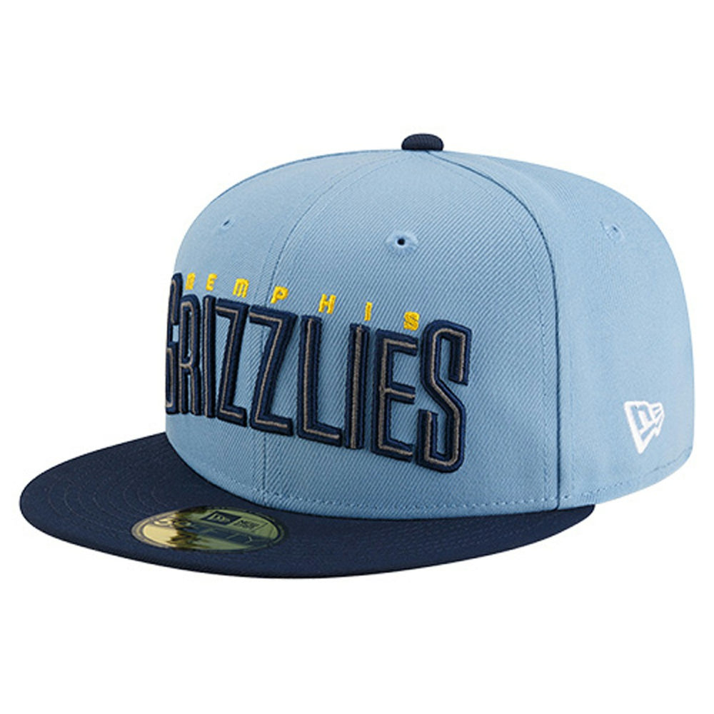 New Era - Memphis Grizzlies Statement Edition Jersey Hook 59Fifty Fitted Hat - Light Blue