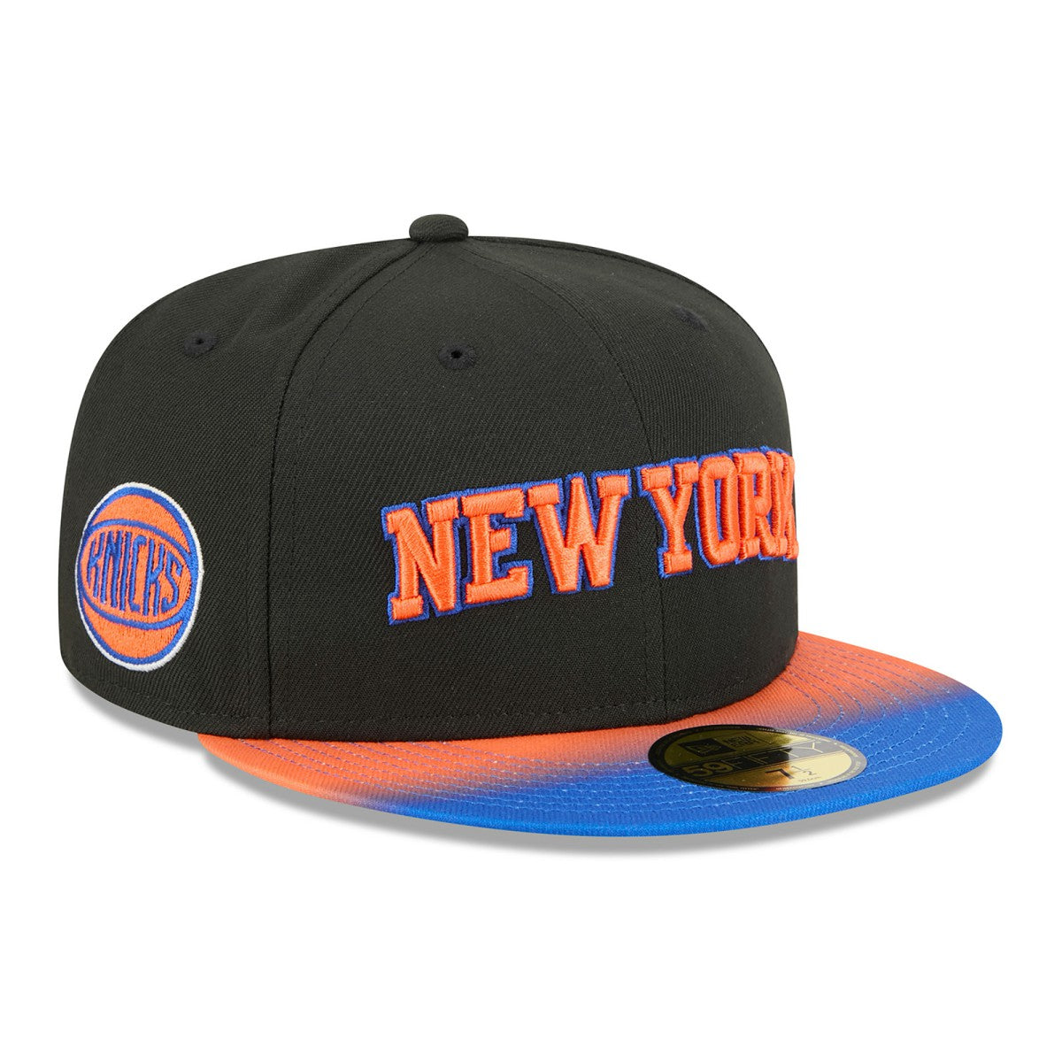 New Era - New York Knicks Jersey Hook Statement Edition 59FIFTY Fitted Hat - Black/Blue