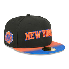 New Era - New York Knicks Jersey Hook Statement Edition 59FIFTY Fitted Hat - Black/Blue