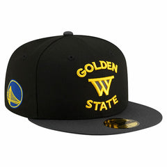 New Era - Golden State Warriors Statement Edition Jersey Hook 59Fifty Fitted Hat - Black