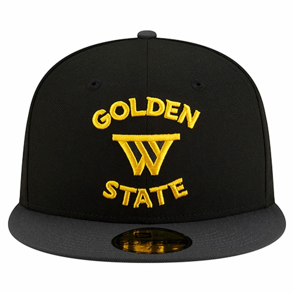 New Era - Golden State Warriors Statement Edition Jersey Hook 59Fifty Fitted Hat - Black
