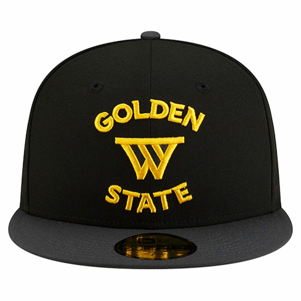 New Era - Golden State Warriors Statement Edition Jersey Hook 59Fifty Fitted Hat - Black