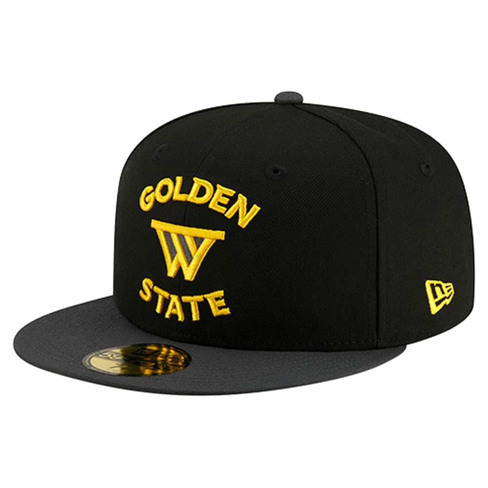 New Era - Golden State Warriors Statement Edition Jersey Hook 59Fifty Fitted Hat - Black
