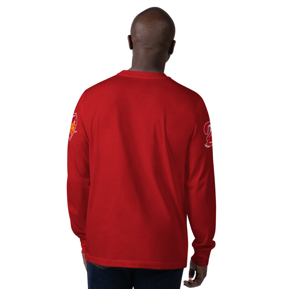 Tampa Bay Buccaneers Starter Extreme Clutch Hit Vintage Logo Long Sleeve T-Shirt Red - NFL