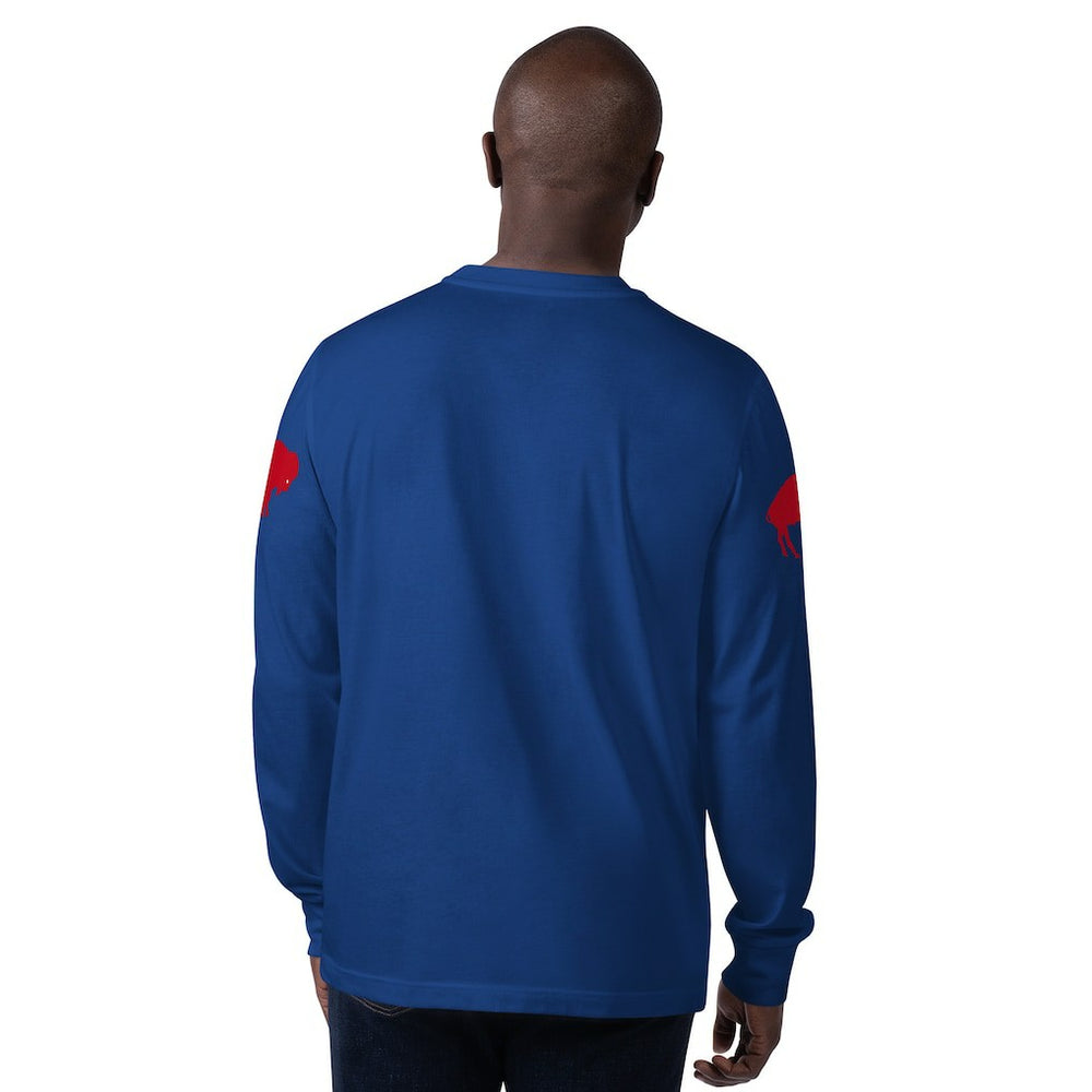 Buffalo Bills Starter Extreme Clutch Hit Vintage Logo Long Sleeve T-Shirt Royal - NFL