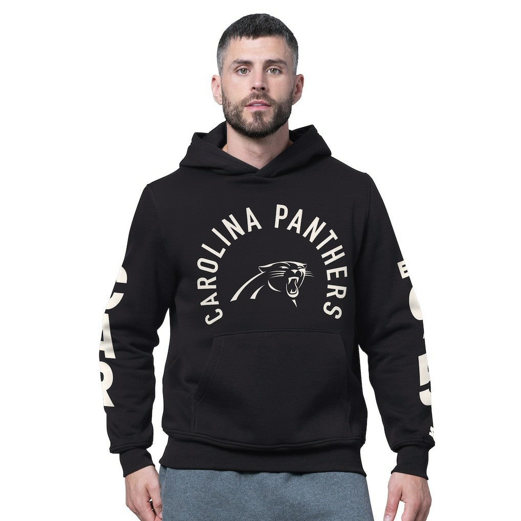 Carolina Panthers Starter Handoff Fleece Hoodie Sweatshirt Black - NFL
