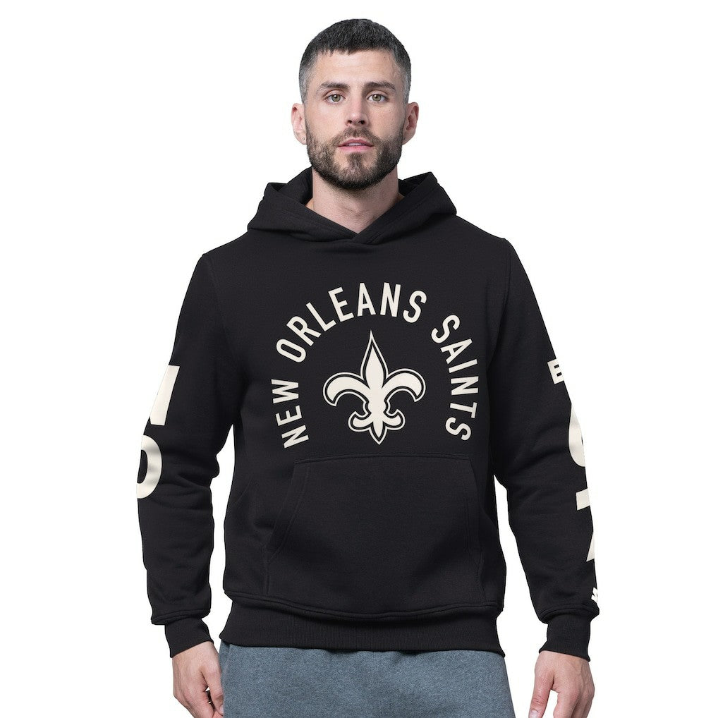 New Orleans Saints Starter Handoff Fleece Hoodie Sweatshirt Black - NFL