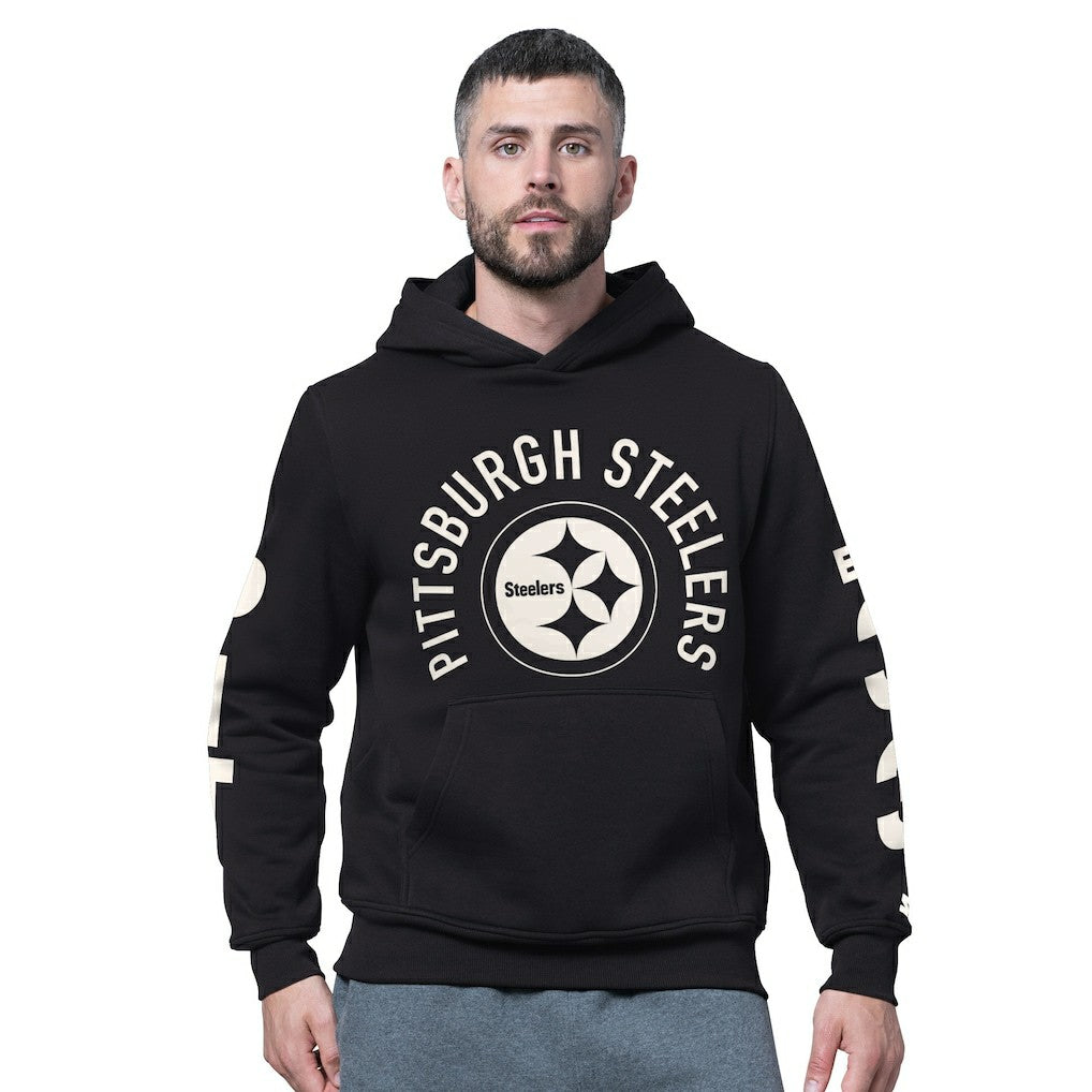 Pittsburgh Steelers Starter Handoff Fleece Hoodie Sweatshirt Black - NFL