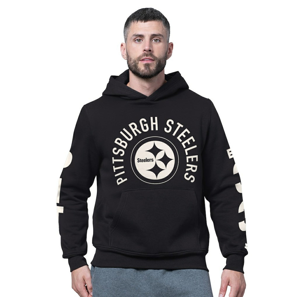 Pittsburgh Steelers Starter Handoff Fleece Hoodie Sweatshirt Black - NFL