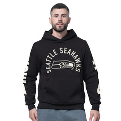 Seattle Seahawks Starter Handoff Fleece Hoodie Sweatshirt Black - NFL
