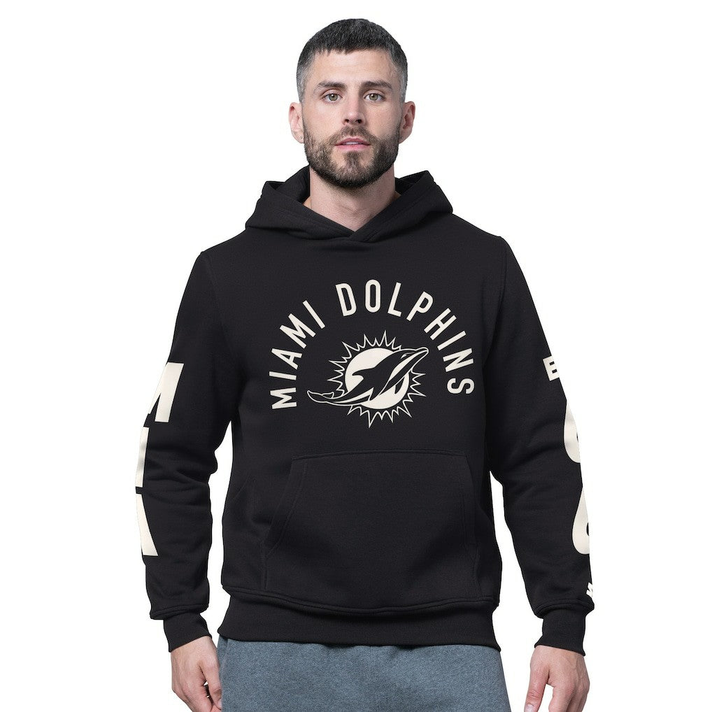 Miami Dolphins Starter Handoff Fleece Hoodie Sweatshirt Black - NFL