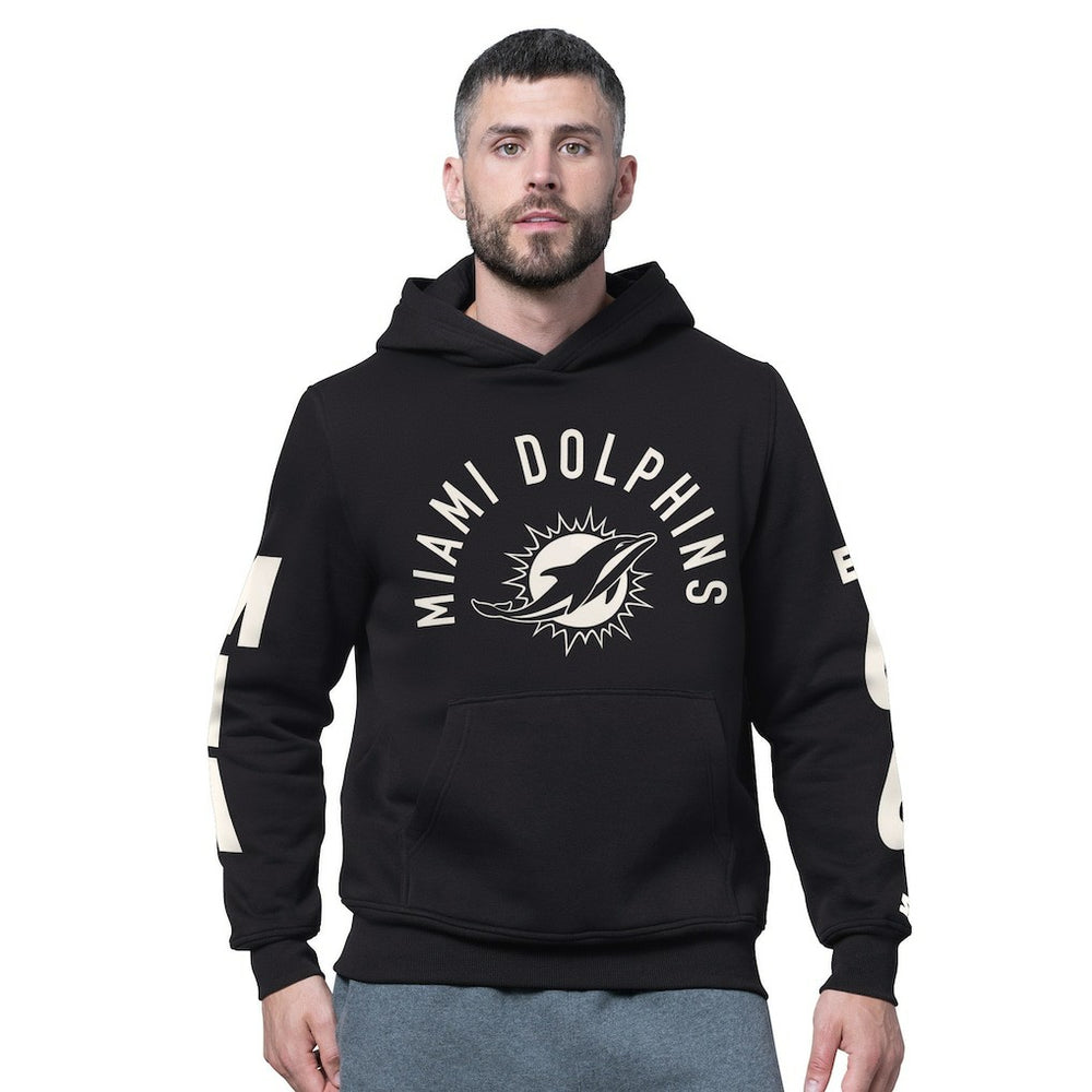 Miami Dolphins Starter Handoff Fleece Hoodie Sweatshirt Black - NFL