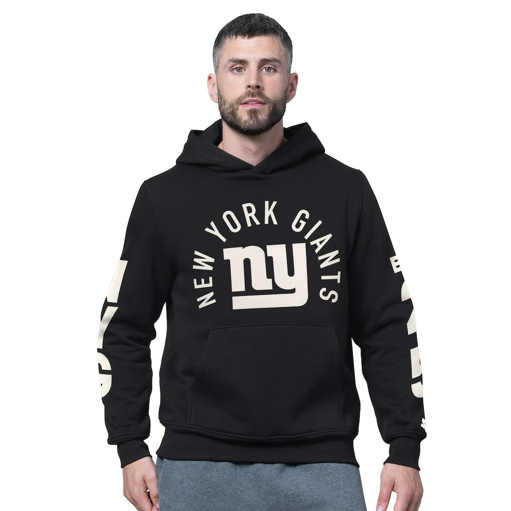 New York Giants Starter Handoff Fleece Hoodie Sweatshirt Black - NFL