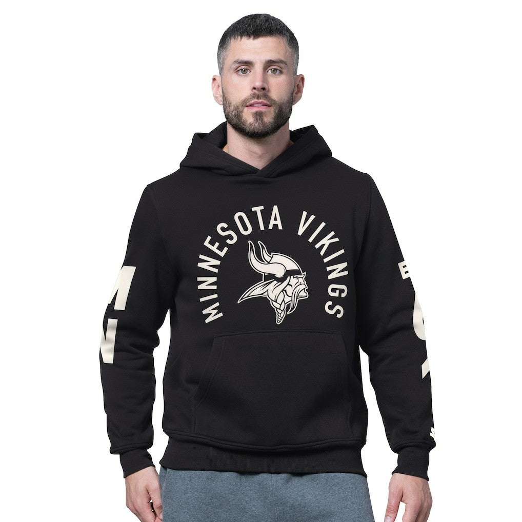 Minnesota Vikings Starter Handoff Fleece Hoodie Sweatshirt Black - NFL