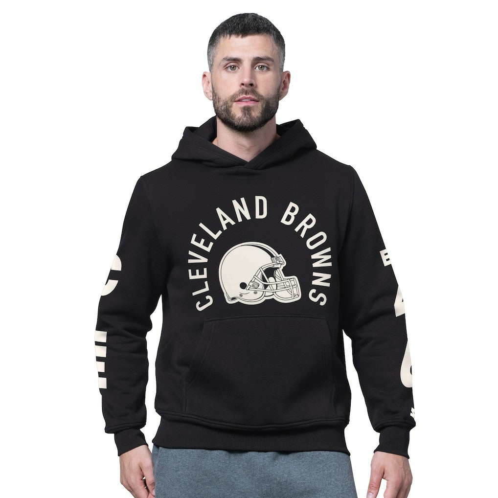 Cleveland Browns Starter Handoff Fleece Hoodie Sweatshirt Black - NFL