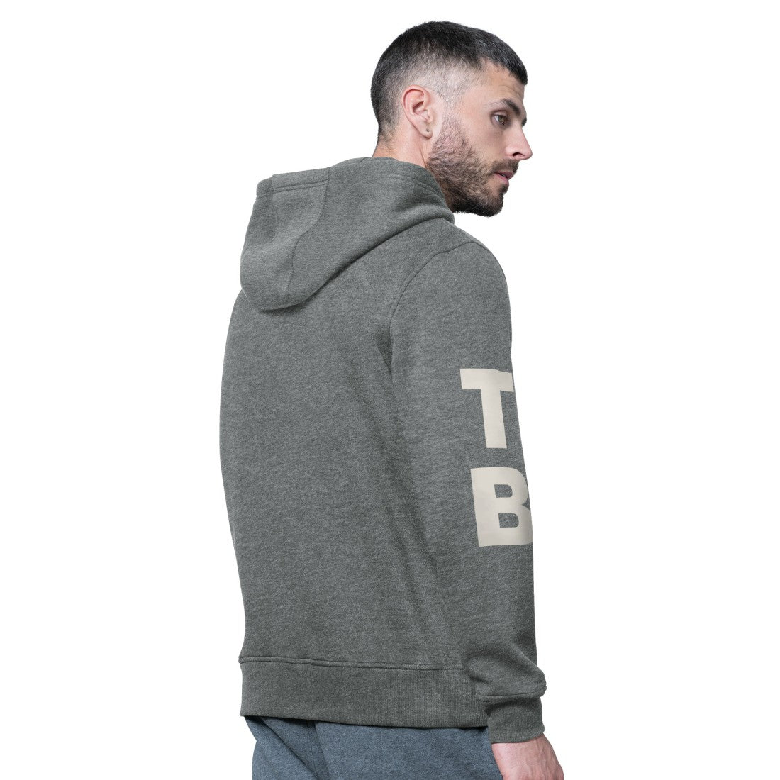 Tampa Bay Buccaneers Starter Handoff Vintage Logo Fleece Hoodie Sweatshirt Charcoal - NFL