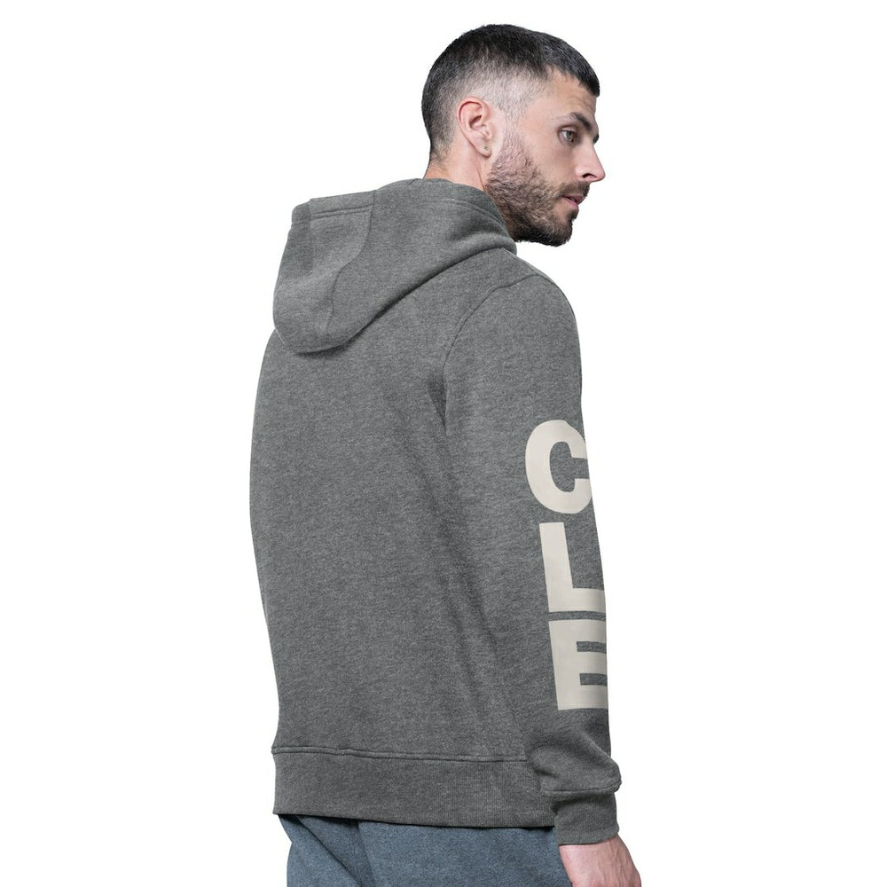 Cleveland Browns Starter Handoff Vintage Logo Fleece Hoodie Sweatshirt Charcoal - NFL