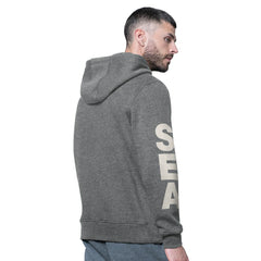 Seattle Seahawks Starter Handoff Vintage Logo Fleece Hoodie Sweatshirt Charcoal - NFL