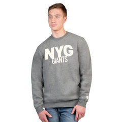 New York Giants Starter Assist Sweatshirt Charcoal - NFL