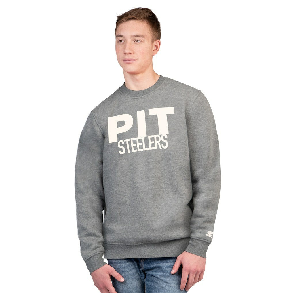 Pittsburgh Steelers Starter Assist Sweatshirt Charcoal - NFL