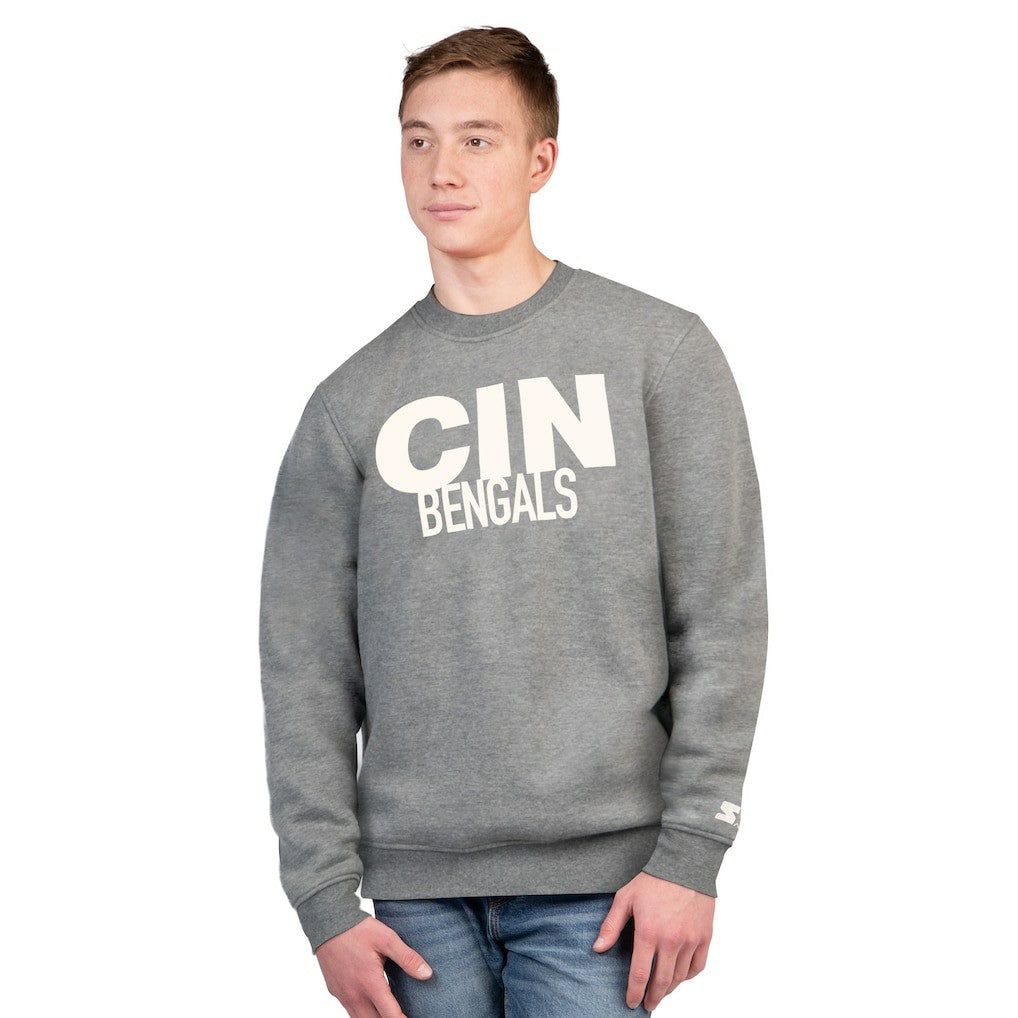 Cincinnati Bengals Starter Assist Sweatshirt Charcoal - NFL