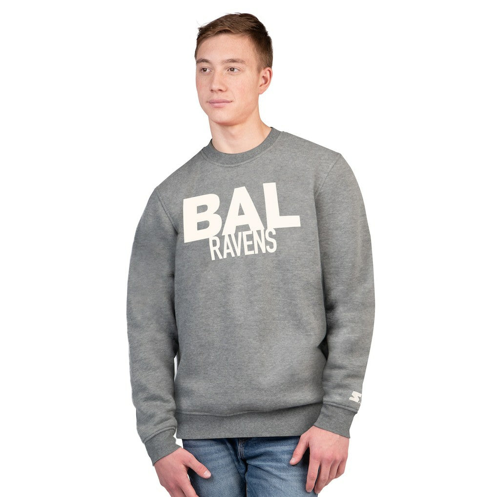 Baltimore Ravens Starter Assist Sweatshirt Charcoal - NFL