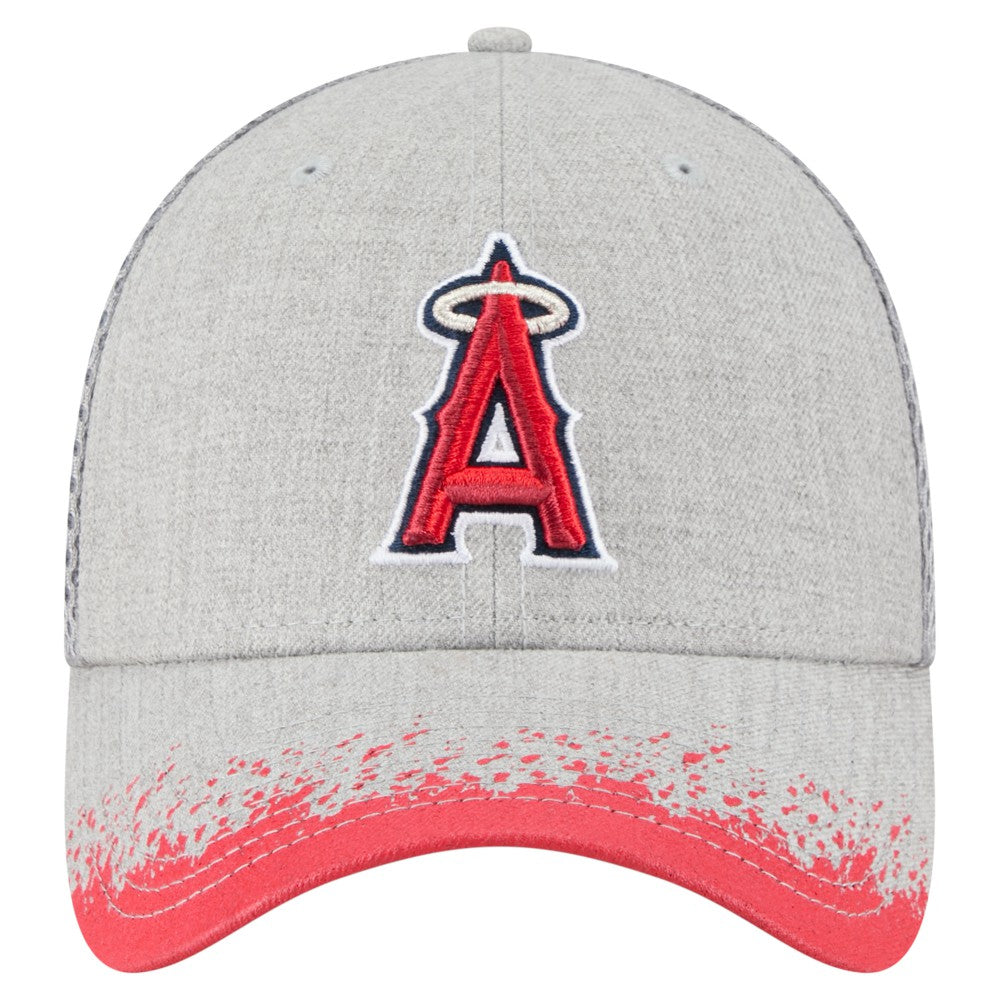 Los Angeles Angels New Era Visor Paint Splatter 39THIRTY Flex Hat Sale